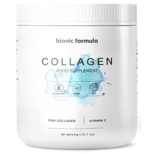 Коллаген Bionic Formula Collagen Fish + Vitamin C Pure 303 г 30 порций (000022427) Коллаген Bionic Formula Collagen Fish + Vitamin C Pure 303 г 30 порций (000022427)