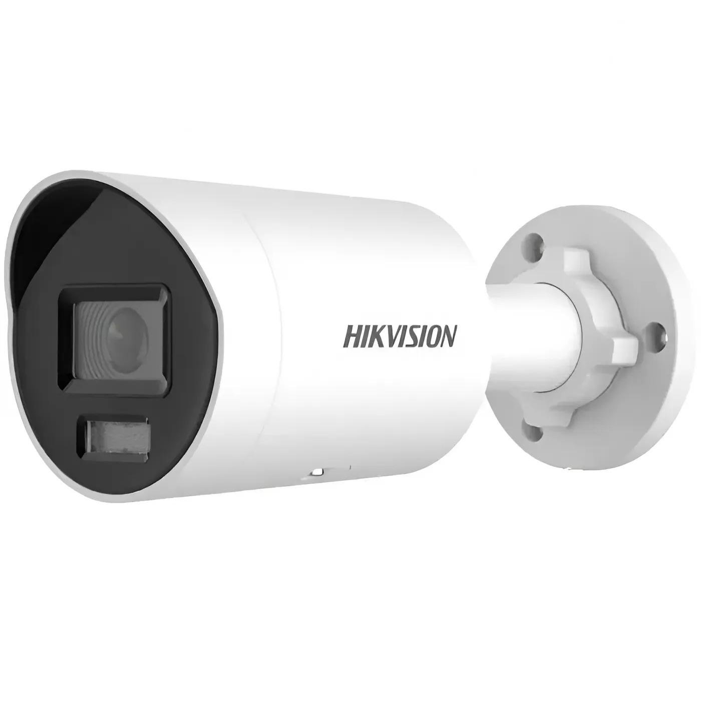 Камера видеонаблюдения с микрофоном Hikvision DS-2CD2086G2H-IU 8 Мп 2.8 мм ИК подсветка IP67 Белый (621408)