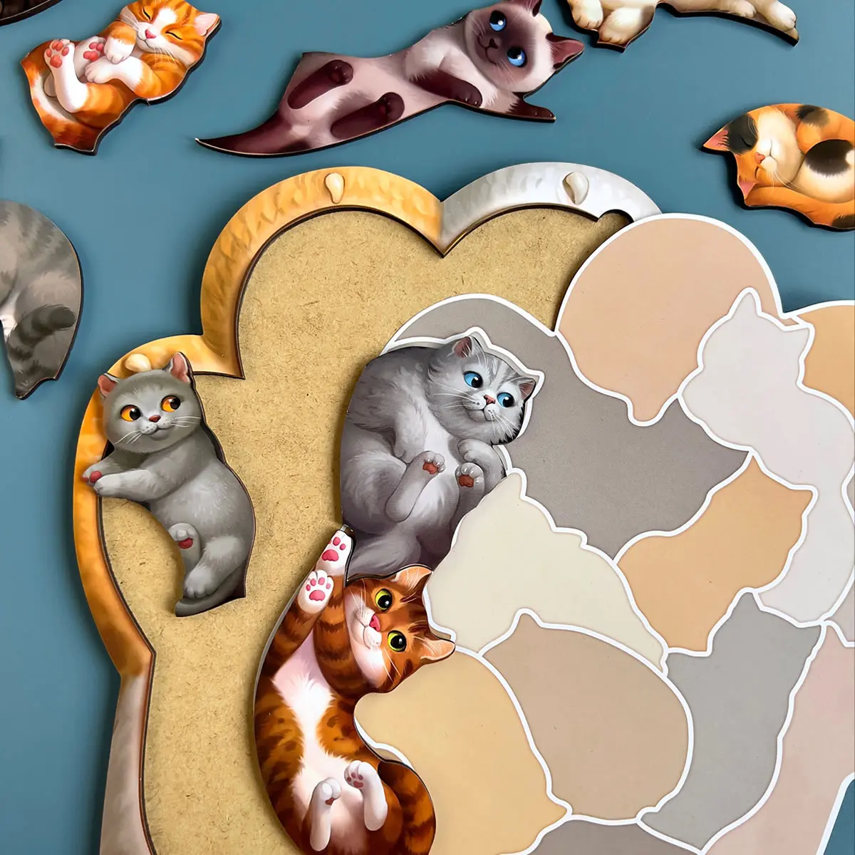 Пазл дерев'яний Котики-муркотики рамка-вкладка (2394139435) - фото 8 Пазл дерев'яний Котики-муркотики рамка-вкладка (2394139435) - фото 8