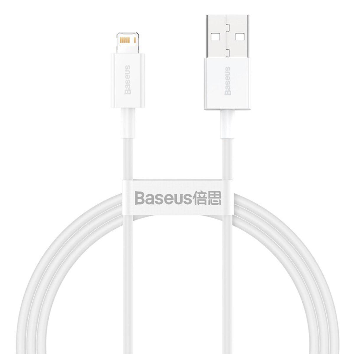 Кабель BASEUS Superior Series USB to iP 2,4A 1 м White (CALYS-A02)