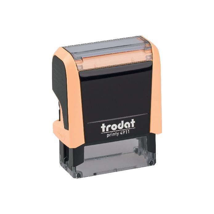 Штамп "ПОГАШЕНО" на автоматическом оснащении Trodat 4911 38х14 мм Пастель оранжевый (2701973517) - фото 3