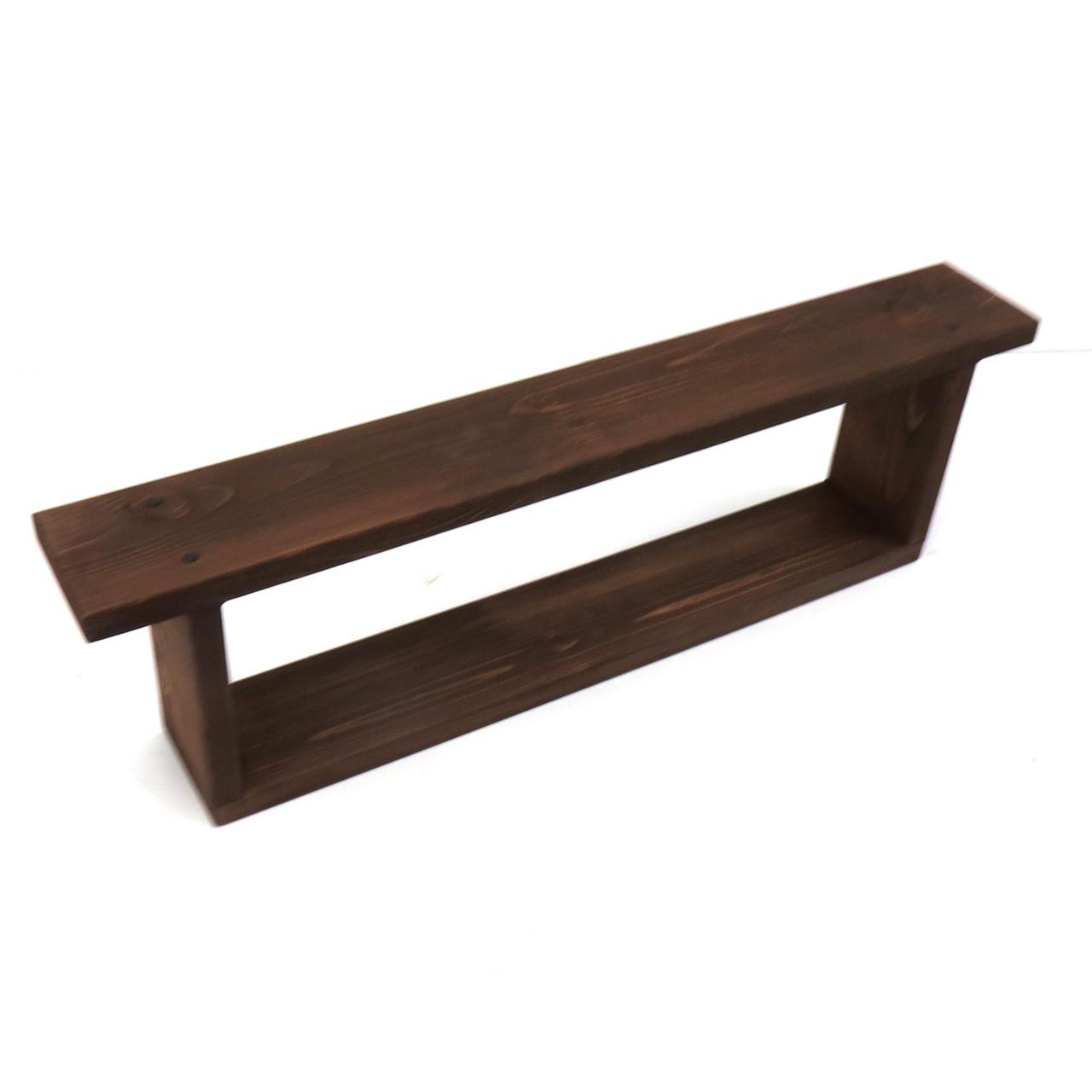 Полка настенная из дерева Интер Капучино (НСП-005409)