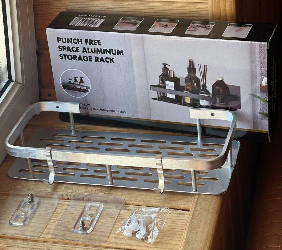 Настінна полиця у ванну кімнату AND 1096 до 10 кг (AND1096) - фото 2