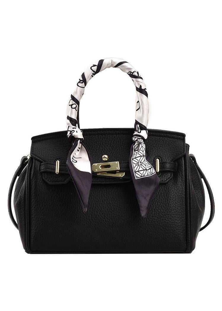 Женская сумка 23074 с двумя ручками Черный (21747181)