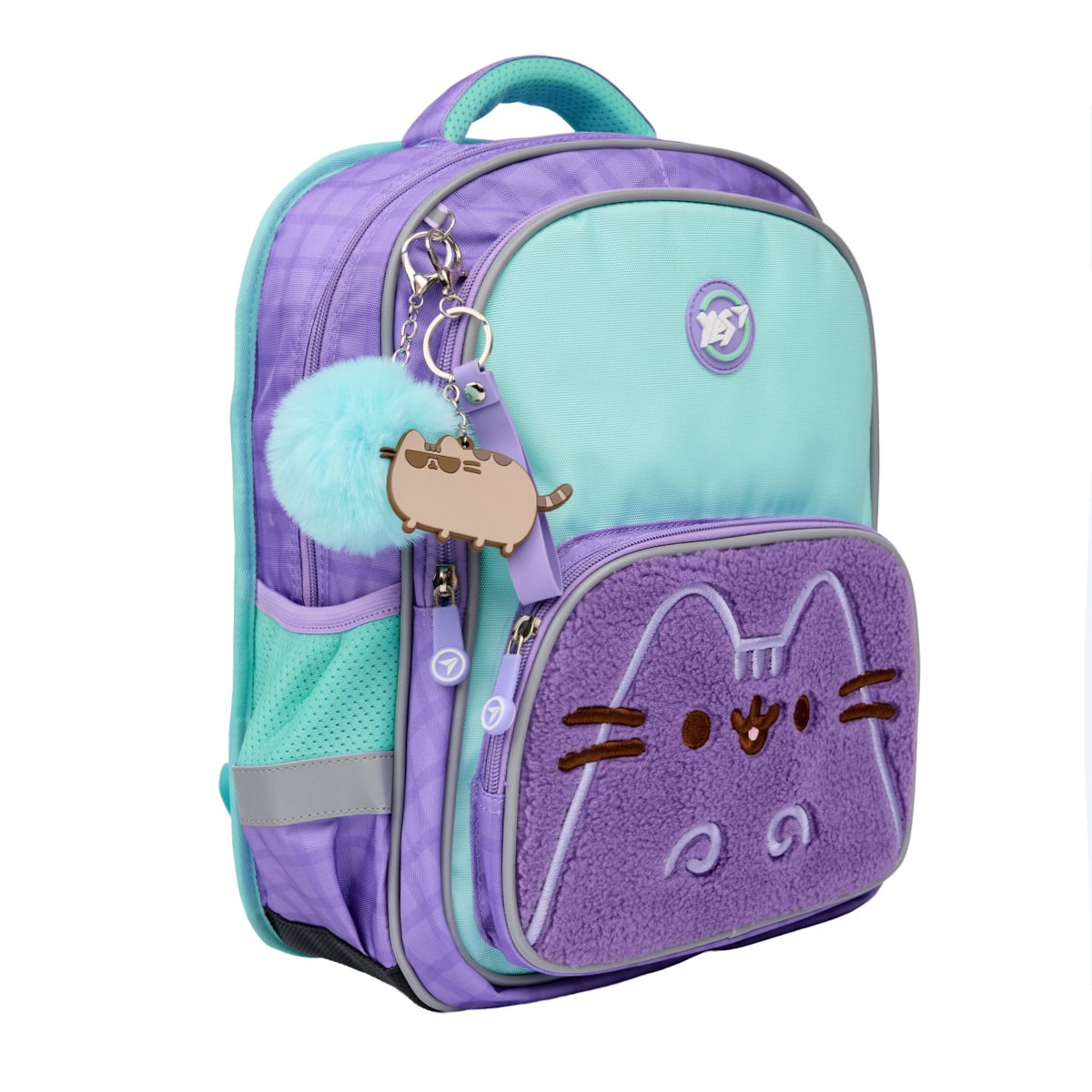 Рюкзак школьный YES S-72 Pusheen the Cat 38х30х15 см Разноцветный (559899)