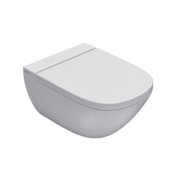 Унитаз подвесной с крышкой Globo Stockholm Белый (LM-LAS03BI_LAR20BI)