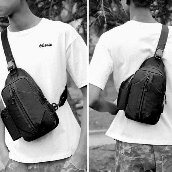 Сумка через плечо водонепроницаема на 4 кармана. - фото 7 Сумка через плечо водонепроницаема на 4 кармана. - фото 7