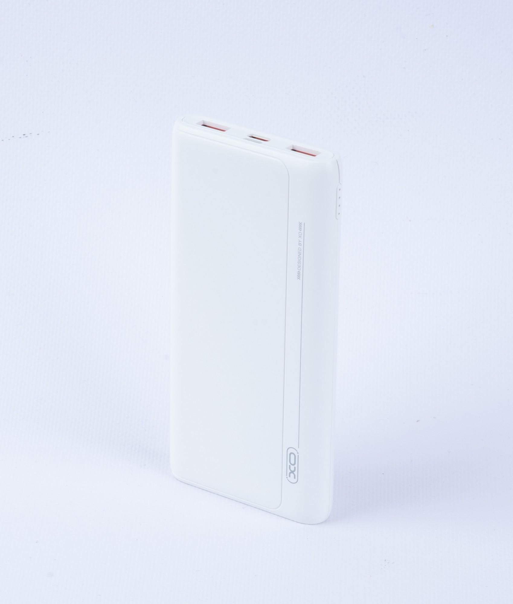 Повербанк XO PR126 USB22,5W + PD20W 10000 mAh White (9330561961)