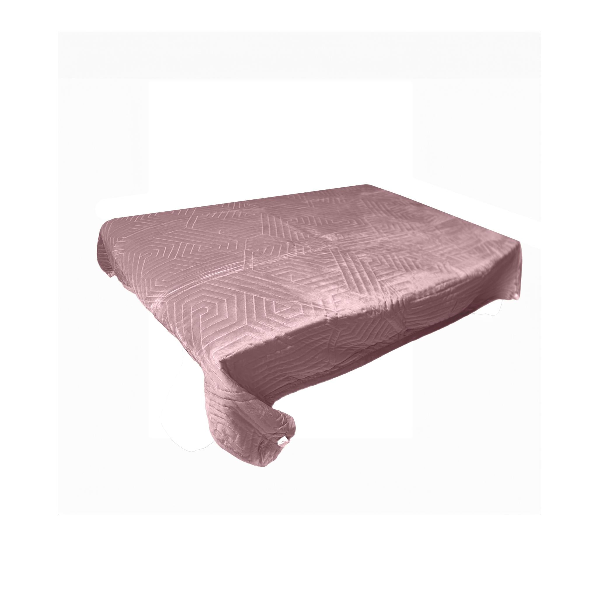 Покрывало на кровать гипоаллергенное стеганое 220х240 см Розовый (П4К-rai-pokruvalo-002-04)