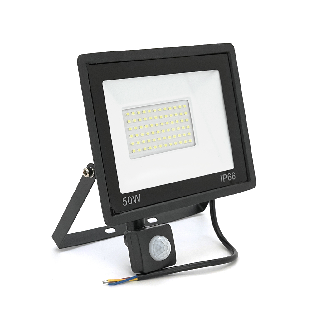 Прожектор LED Ritar ZB-PGGY-50W с датчиком движения 50W (17290)