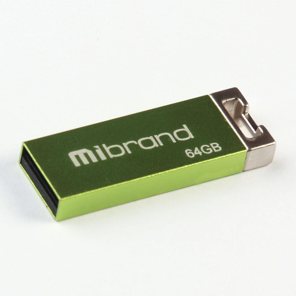 Флеш-память для ноутбука Flash Mibrand USB 2.0 Chameleon 64Gb Light green (MI2.0/CH64U6LG)