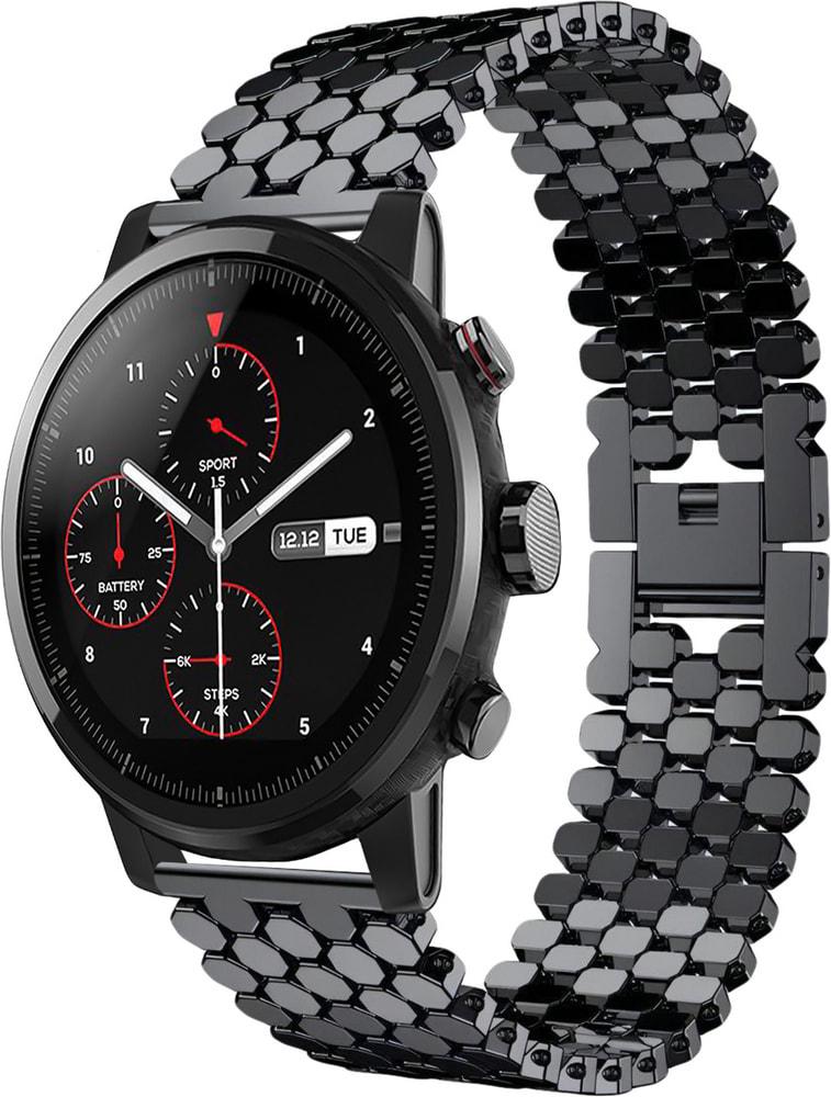 Металлический Ремешок Scaly для Amazfit Stratos Black (28771-2B)