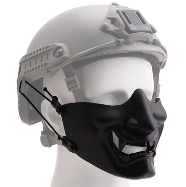 Маска Самурая Ghost of Tsushima Airsoft косплей Черный (MK001025) - фото 2