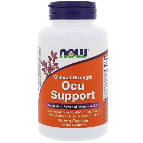 Комплекс для профилактики зрения NOW Foods Ocu Support Clinical Strength 90 Veg Caps