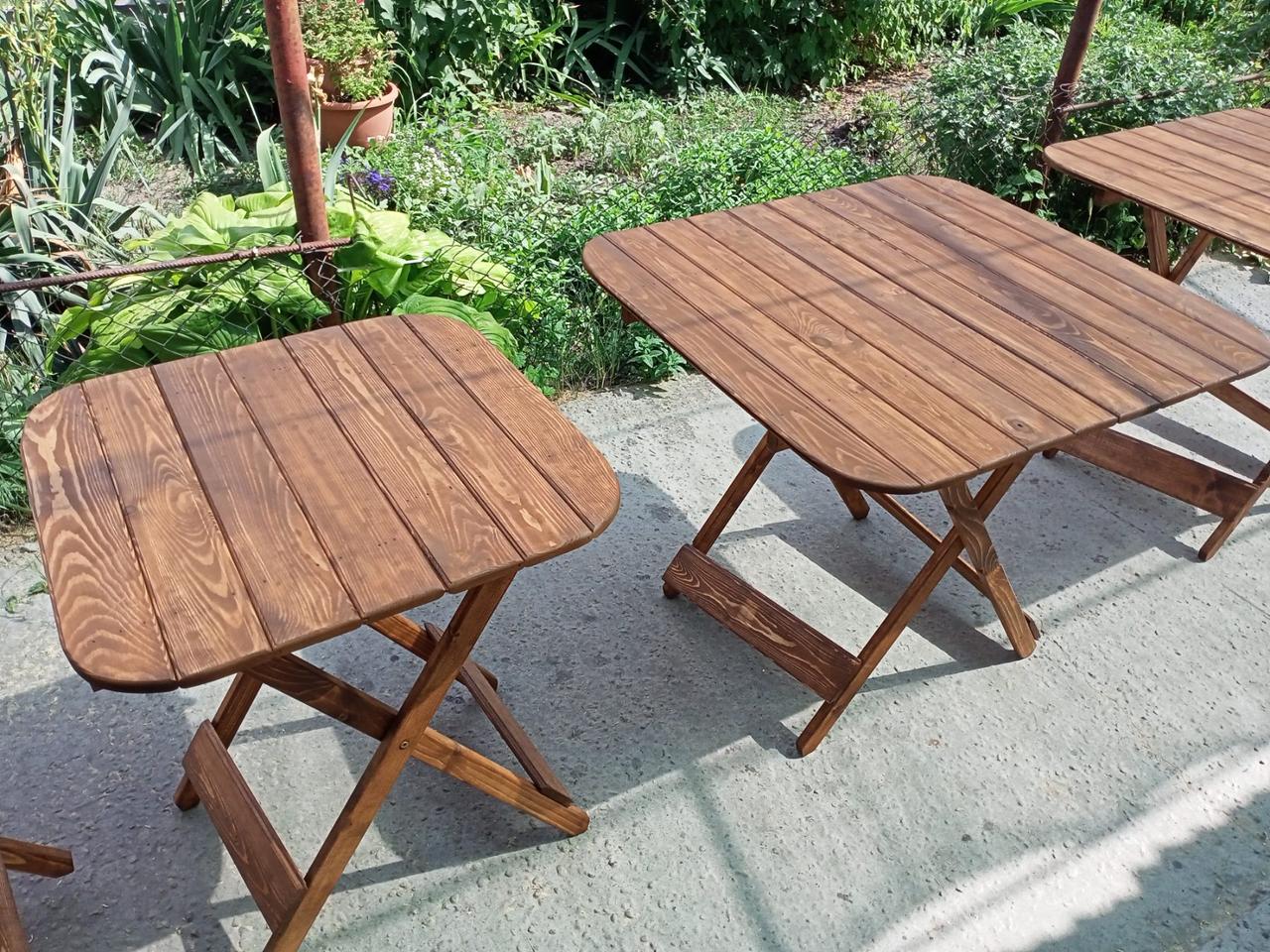 Стол деревянный из раскладной сосны (25442163) - фото 4