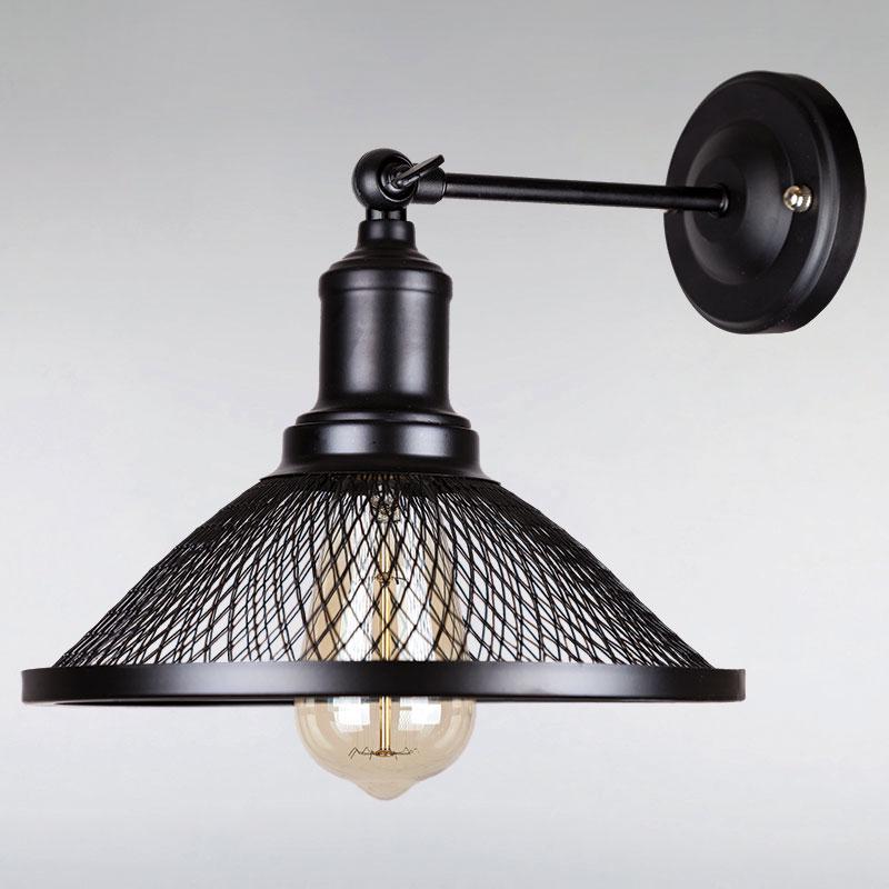 Бра настенный лофт Light House LS-13452-1 BK Черный