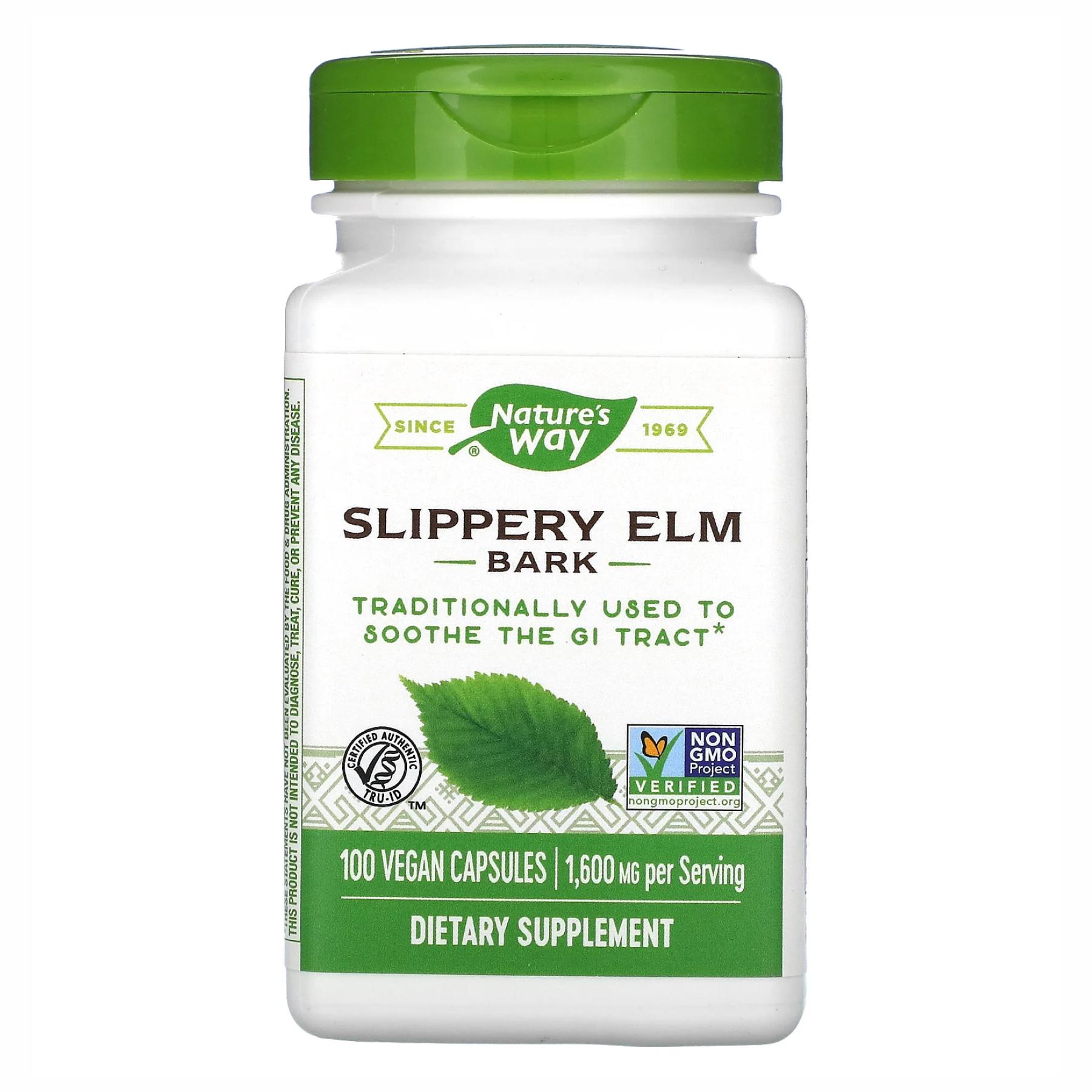 Натуральная добавка Slippery Elm Bark 100 vcaps (2022-10-0608)