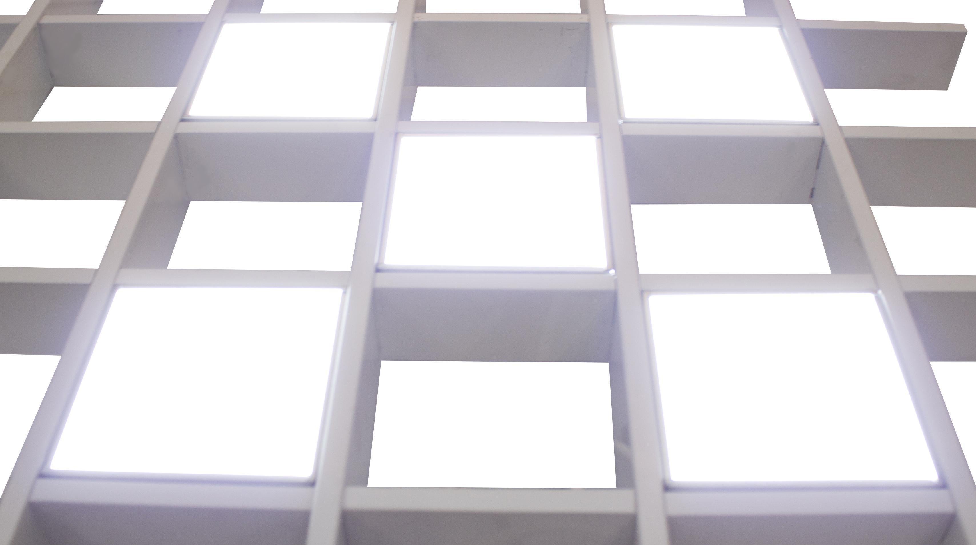 Система светильников Грильято СГД 40 Вт 5 шт. 100х100 мм 4000К