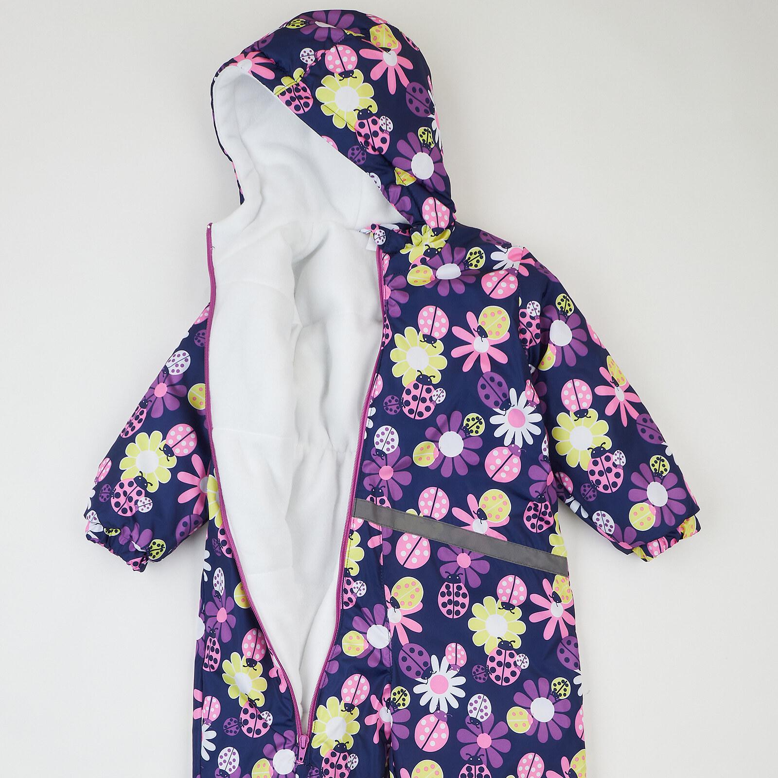 Комбинезон детский демисезонный ЛяЛя на флисе 86 см ( 8ПЛ067) - фото 2