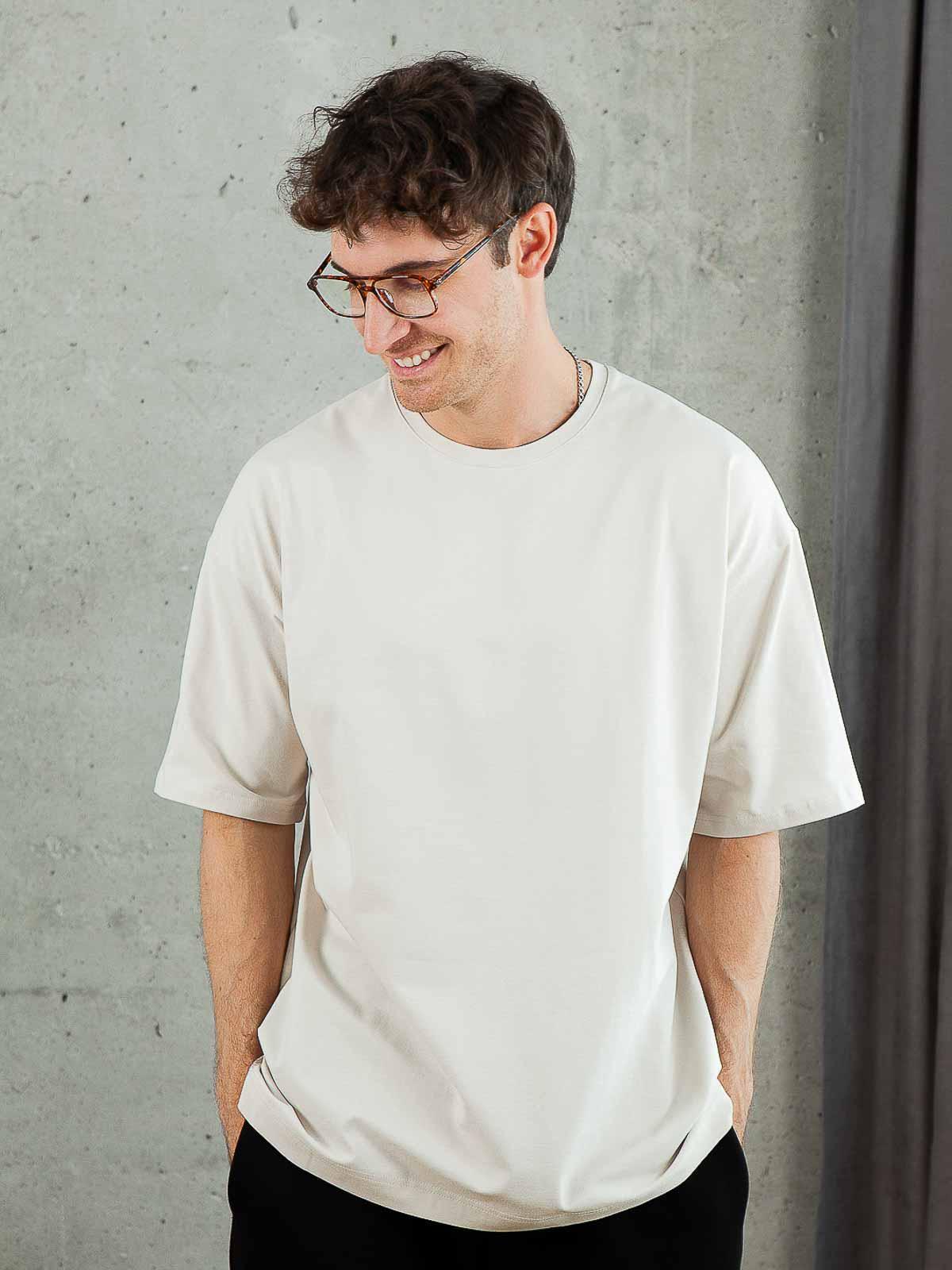 Футболка чоловіча FROMUS S/M Айворі (1097-57)