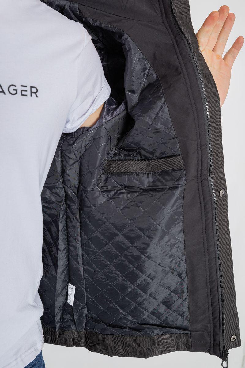 Куртка чоловіча Agerдемісезонна з капюшоном M Чорний (214R22015) - фото 6