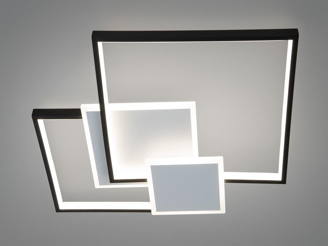 Люстра світлодіодна для вітальні Diasha MX2250 70 Вт Білий/Чорний (MX2250/2WH+BK)