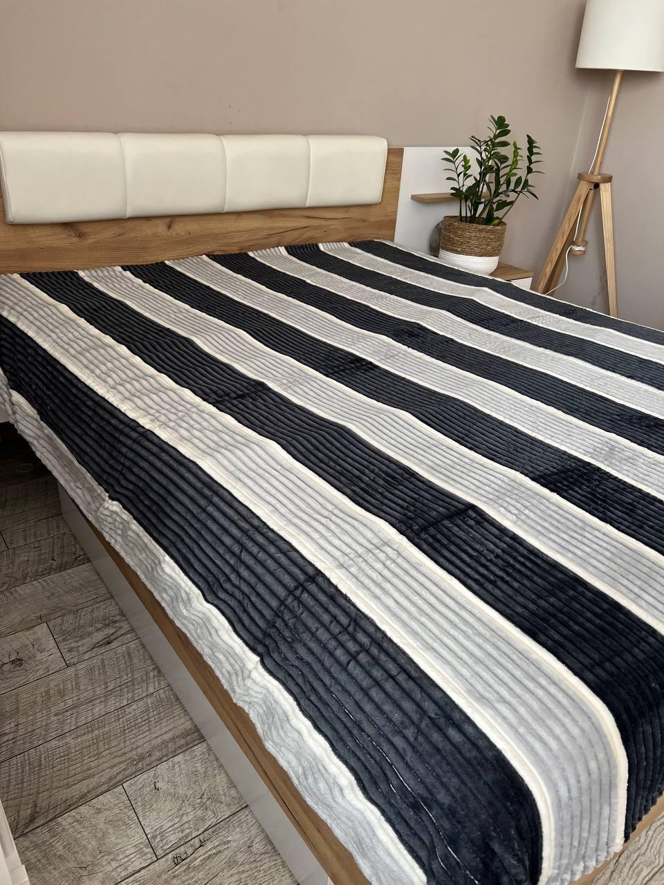 Плед теплый шарпей евро 200х230 см ворсистый пушистый (П4К-polosa-sharpey-001) Плед теплый шарпей евро 200х230 см ворсистый пушистый (П4К-polosa-sharpey-001)