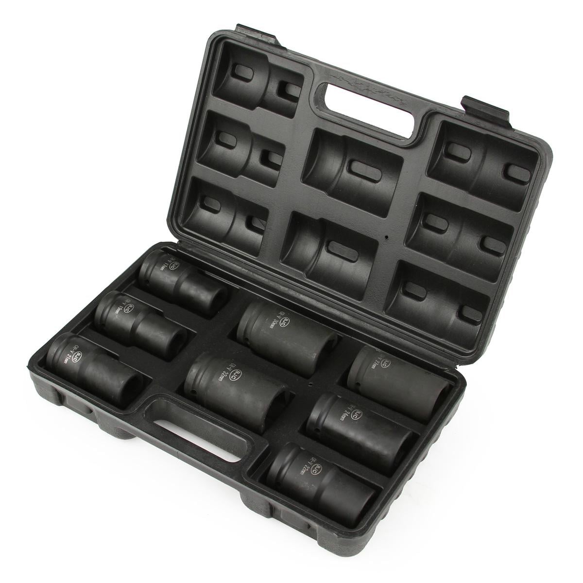 Набор ударных головок Mar-Pol M58276 BJC 8 пр. 3/4” 17-32 мм пластиковый кейс Черный