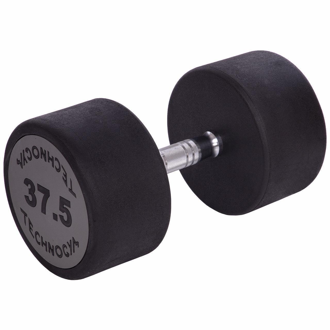 Гантель цільна Technogym LN-1254-37_5 з поліуретановим покриттям 37,5 кг (2537551272) - фото 1