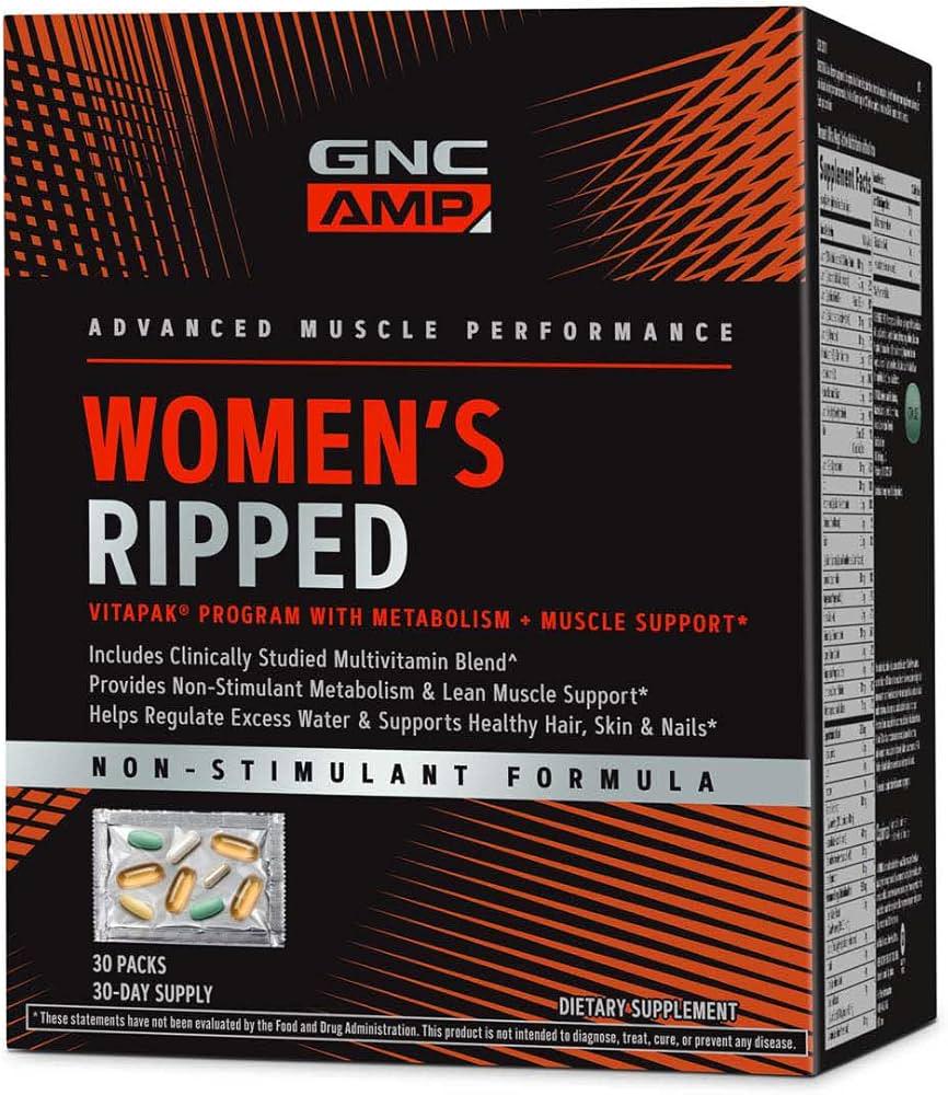 Мультивитаминная смесь для женщин Gnc AMP Women's Ripped 30 packs