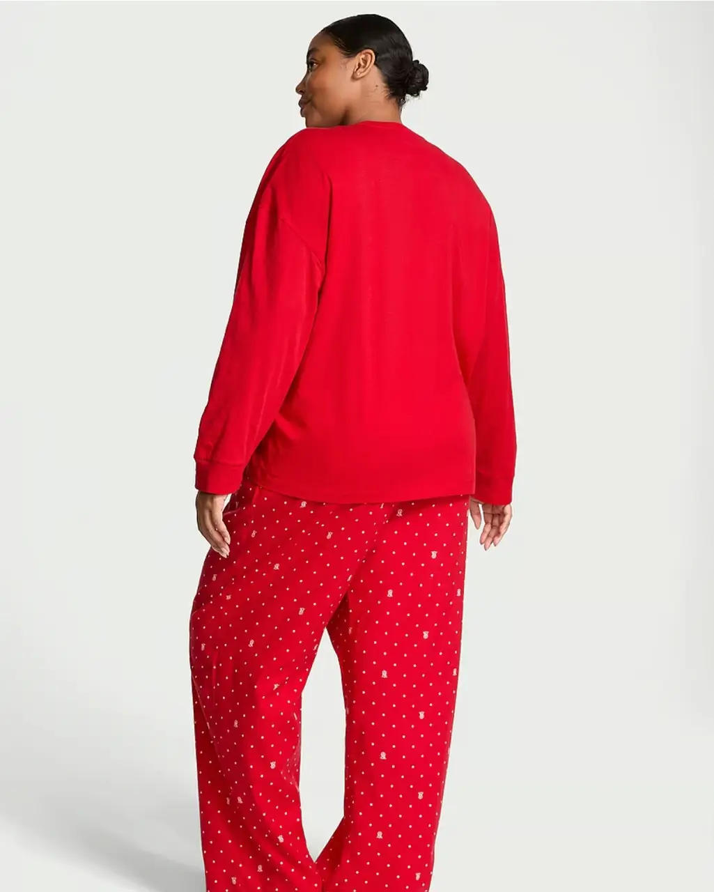 Піжама котонова Victoria's Secret S Червоний (26926790) - фото 2 Піжама котонова Victoria's Secret S Червоний (26926790) - фото 2