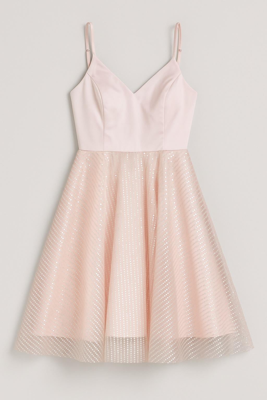 Платье shein р. 38 Розовый (62548П)