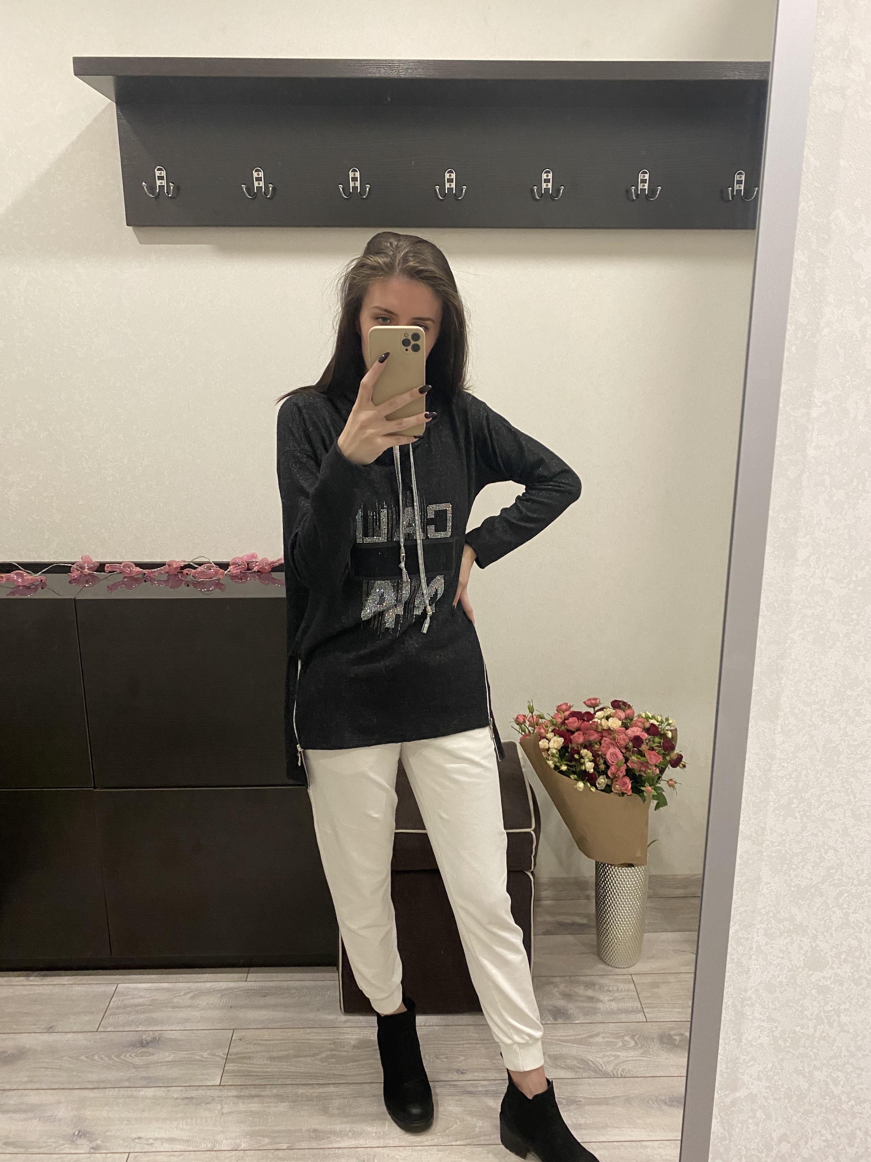 Туніка Amarchik оверсайз з капюшоном M - фото 7 Туніка Amarchik оверсайз з капюшоном M - фото 7