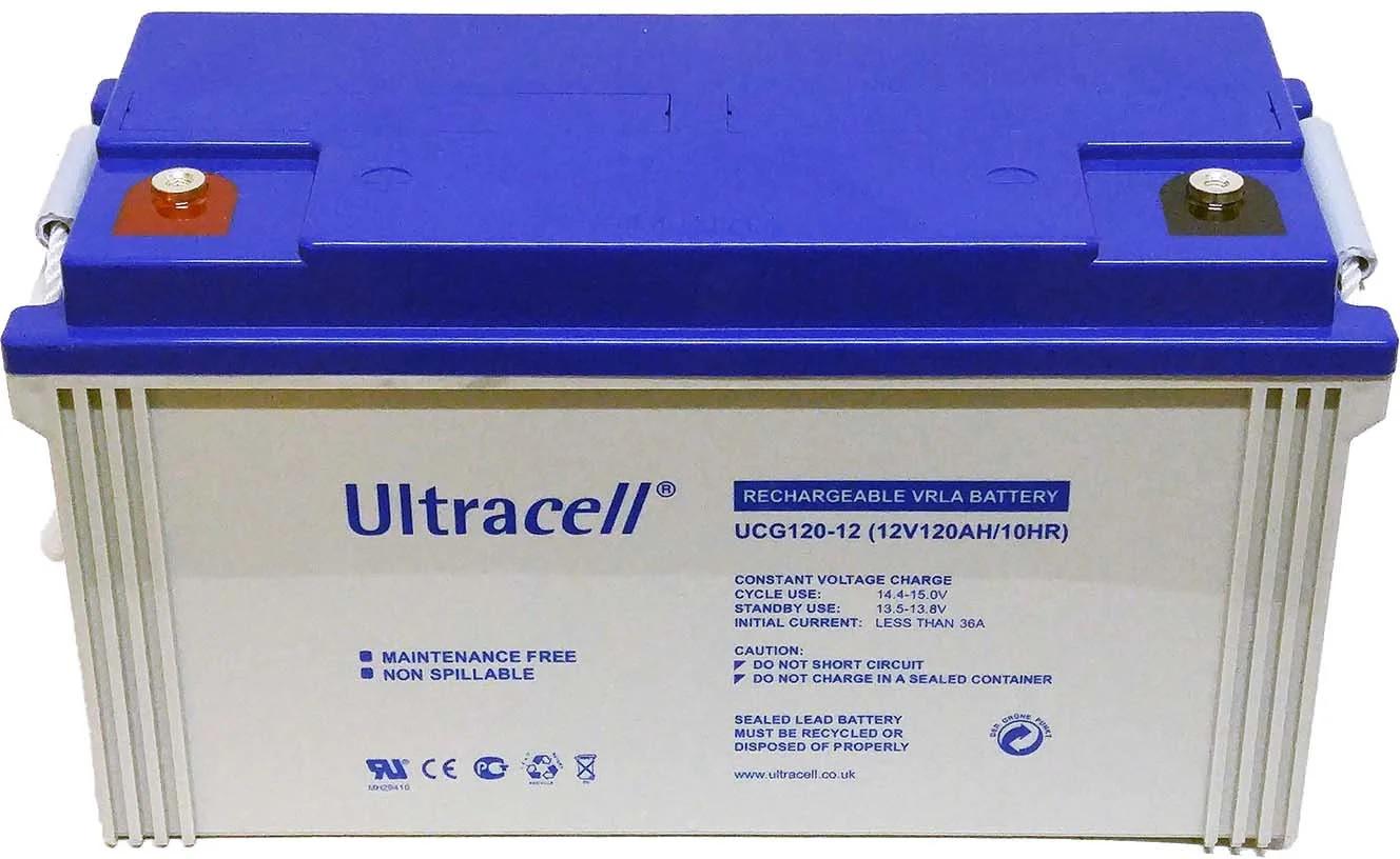 Акумулятор гелевий Ultracell UCG120-12 GEL 12V 120 Ah Акумулятор гелевий Ultracell UCG120-12 GEL 12V 120 Ah