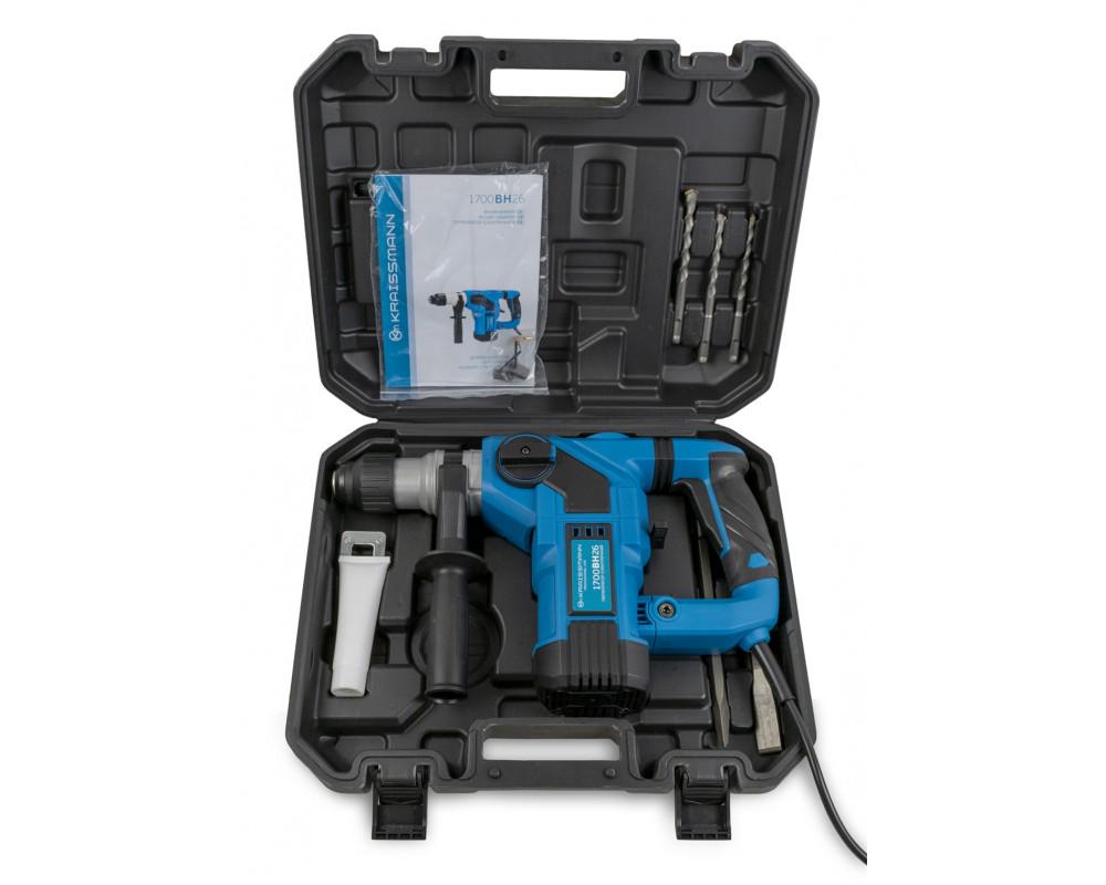 Перфоратор KRAISSMANN 1700 BH 26 (29816588) - фото 5 Перфоратор KRAISSMANN 1700 BH 26 (29816588) - фото 5