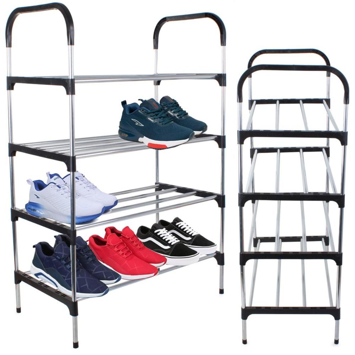 Полиця для взуття Shoe Rack 4 полиці 56х28х80 см (R31040) - фото 4