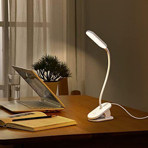 Лампа настольная светодиодная Aigostar Clip Lamp на прищепке 2,5W 4000 K - фото 9