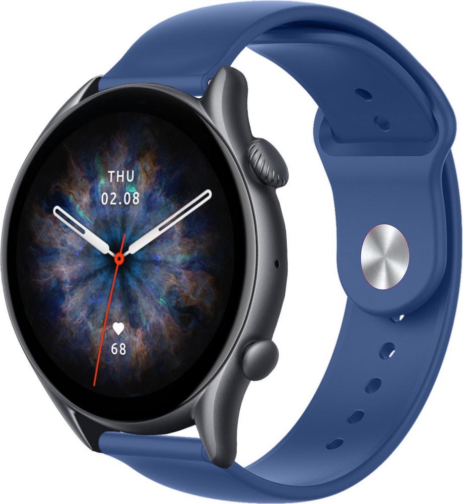 Ремешок Base для Amazfit GTR 3 Pro 22 мм Blue (25493-28)