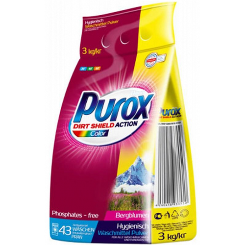 Пральний порошок Purox Color 43 прання 3 кг