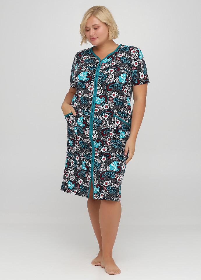 Халат Wild Love 3XL Разноцветный (81645-02) Халат Wild Love 3XL Разноцветный (81645-02)