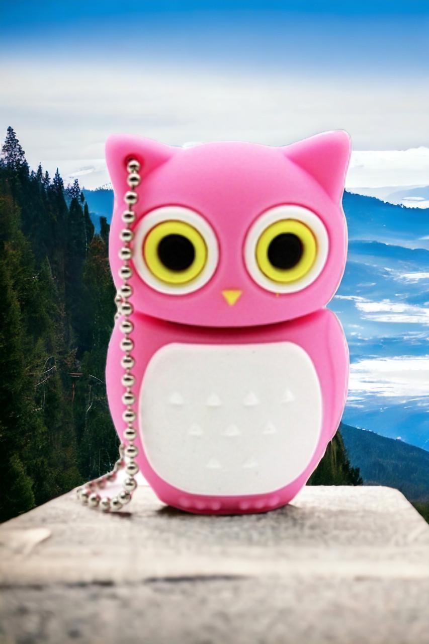 Флеш-пам'ять USB Сова 32 ГБ USB 2.0 Рожевий (2017854682)