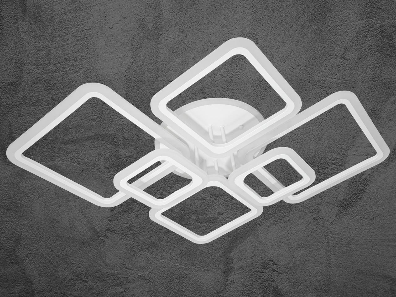 Люстра Led для гостиной A8160-6WH-LS 150W на 22 м2 Белый (1911084601) - фото 5 Люстра Led для гостиной A8160-6WH-LS 150W на 22 м2 Белый (1911084601) - фото 5