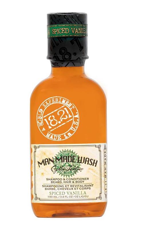 Шампунь/кондиціонер для бороди/волосся/тіла 18.21 MAN MADE Spiced Vanilla 100 мл (2008445189)