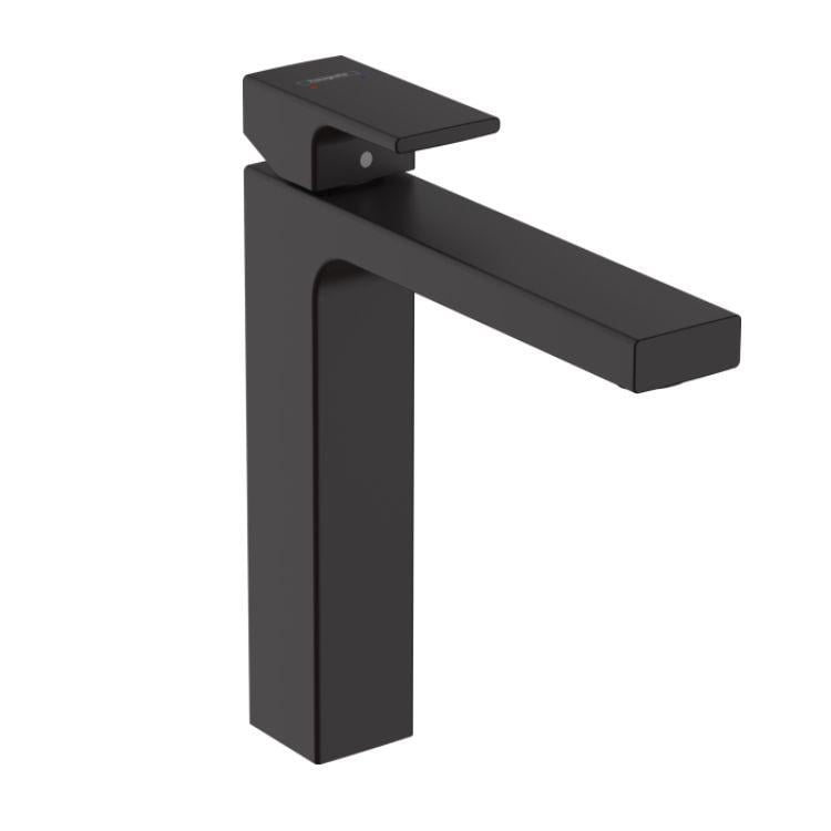 Смеситель для умывальника Hansgrohe Vernis Shape 190 с донным клапаном pop-up Черный (71562670)