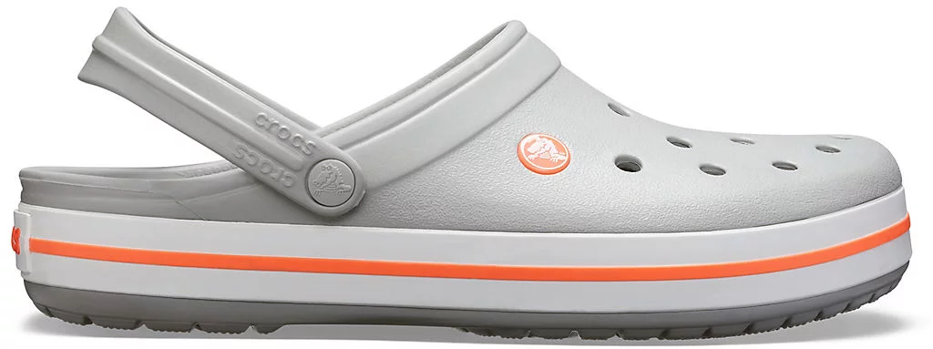 Сабо Crocs Crocband Clog M5-W7 р. 37 Light Grey/Bright Coral - фото 2