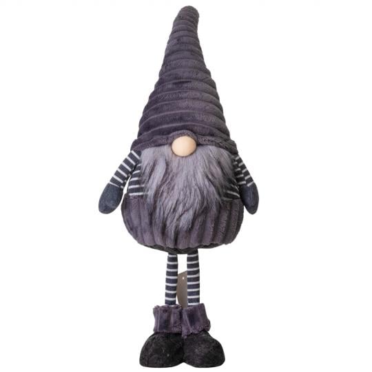 Фигурка новогодняя с подсветкой Гном из текстиля 71 см Серый (150-81-9163-037) Фигурка новогодняя с подсветкой Гном из текстиля 71 см Серый (150-81-9163-037)
