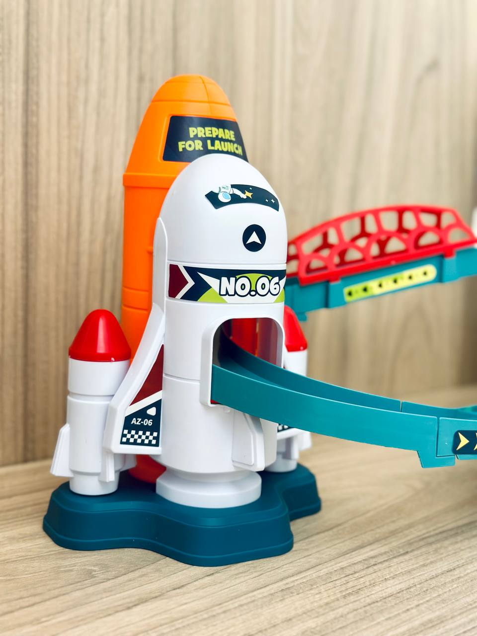 Дитячий музичний гараж для машинок Fun Game 5507 А Космічна станція з автоматичним підйомником та підсвічуванням (1928473622) - фото 9