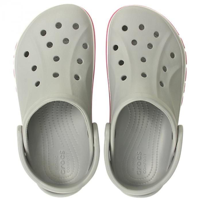 Сабо Crocs Bayaband Clog M4-W6 р. 36 Light Grey/Pink - фото 2