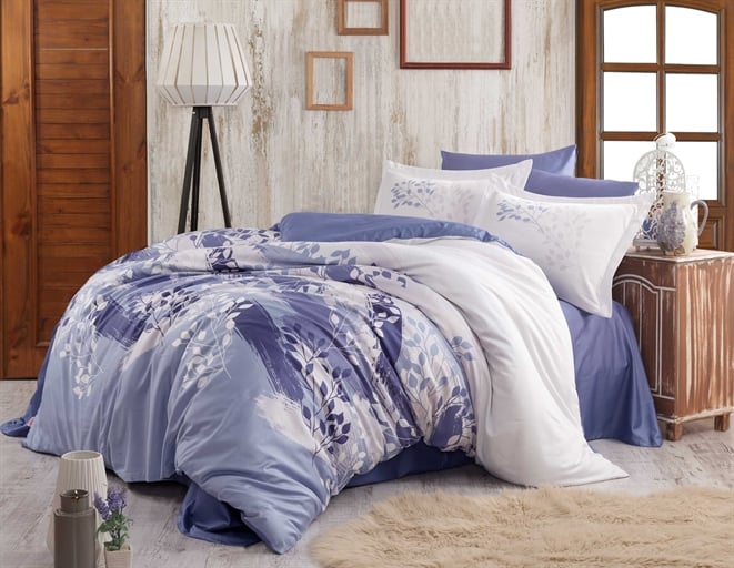 Комплект постельного белья Hobby Exclusive Sateen Noemi 200х220 см Лиловый