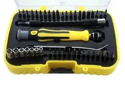 Набір викруток і головок Lemanso LTL10055 з рукояткою 45 шт. (2203574742)